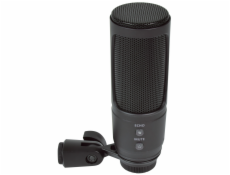 Citronic CU-50, USB mikrofon se stolním stojanem, černý