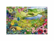 Dřevěné puzzle Divoká zahrada
