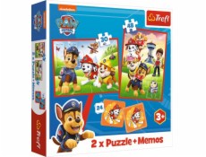 Puzzle 2w1 memos Psia ekipa w akcji, Psi Patrol