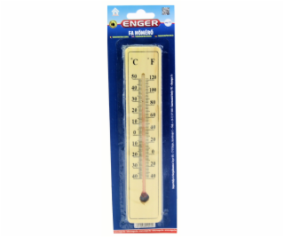 Teploměr pokojový 22 cm dřevo (eng-173)