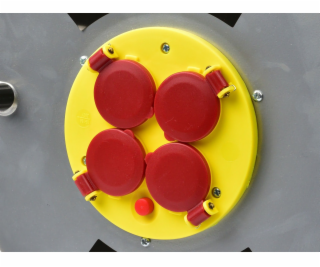 Elektrický prodlužovací kabel 3x2,5mm 50m s kovovým navij...