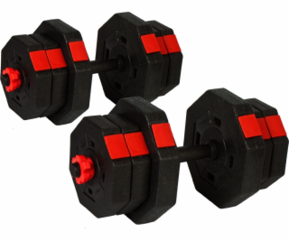 Bitúmenové činky Eb Fit 2 x 10 kg