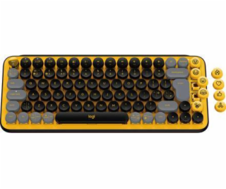 Logitech Pop Keys Wiveless Black and Yellow FR (920-010722)