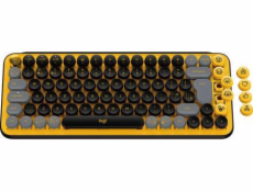 Logitech Pop Keys Wiveless Black and Yellow FR (920-010722)