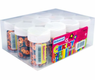 Schéma sekinského diagramu 7mm op. 12PCS x 7G - Oranžové ...