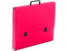 Tadeo Trading Folder s Penmate A3 Handle úzký malinový tadeo obchodní veletrh