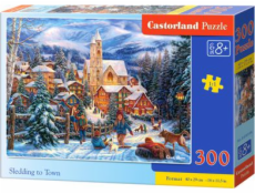 Castorland Puzzle Sledding to Town 300 Elements (215821)