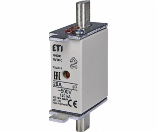 ETI-i ukončit pojistkovou stélku NH00C 20A GG/GG 500V WT-...