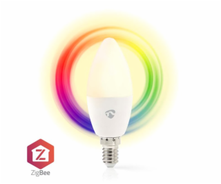 Smart LED žárovka E14 4,9W RGB NEDIS ZBLC10E14 ZigBee Tuya