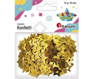 Titanum Confetti Golden Stars14g