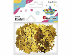 Titanum Confetti Golden Stars14g