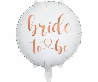 PartyDeco fólie Balloon Bride na 35 cm, bílá