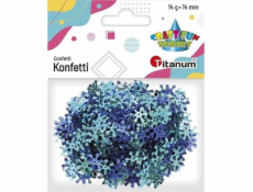 Titanum Confetti Snowflakes14mm Sea, Ultramarine 14g