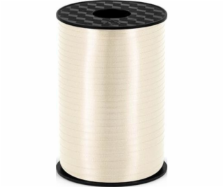 Party Deco Plastic Ribbon for Decoration Creamy, 5 mm Uni...