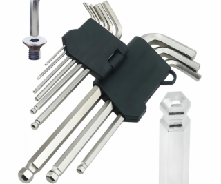 Retoo Allen Keys Sada Allen 1.5-10 Torx 9x Allen