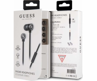 Hádej sluchátka Guepwibk Jack 3,5 mm černá standardní slu...