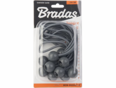Bradas 10 ks Sada gumy s míčem 10x20cm šedá 5389