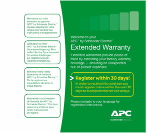 (1) Year Extended Warranty for (1) Easy UPS SRV/ SRVS Lev...