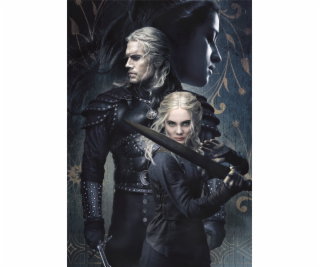 Puzzle 1000 Netflix: Zaklínač - Geralt a Ciri