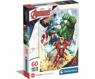 Clementoni CLE puzzle 60 SuperColor Marvel Avengers 26193