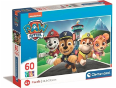 Clementoni CLE puzzle 60 SuperKolor Paw Patrol 26114