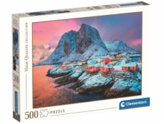 Clementoni CLE puzzle 500 HQ Hamnoy Village 35144