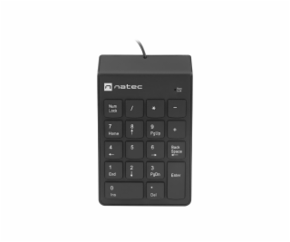 Numerická klávesnice Natec GOBY 2, USB, černá