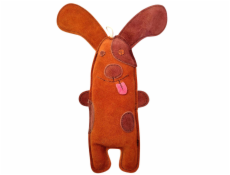 PafDog Pejsek Willy Hračka pro psy z kůže a juty 32 cm