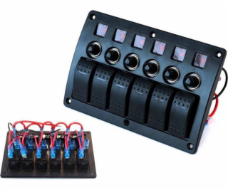 TurboWorks_F vypínač ZAP/VYPx6,BA 3x5A 2x10A 1x15A