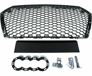 MTuning_F GRILL AUDI A4 B9 RS-STYLE LESK ČIERNA (2016+) PDC