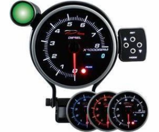 Dracing_f Depo Clock Pk Dual 95mm Diesel Tachometer