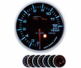 Depo Clock Depo SKPK 52mm - Teplota výfuku