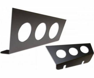 Mtuning_A Přídavné ukazatele, police s hodinami 3x52mm BM...