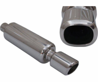 Koncový tlmič výfuku TurboWorks80 x 92 mm, vstup 57 mm