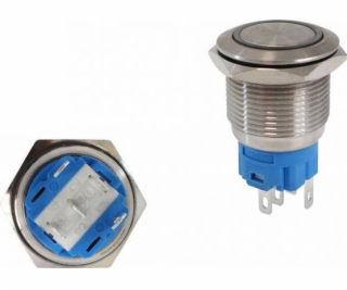 MTuning_F Switch 304SS 19mm ON-OFF Biely