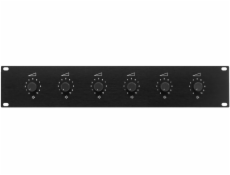 Monacor ATT-1950,6-way volume controls f