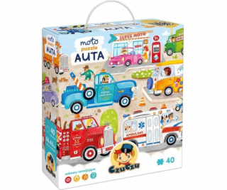 Czuczu Puzzle 40 dielikov Moto puzzle Cars