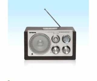 Orava RR-29 B Retro rádio s USB, SD