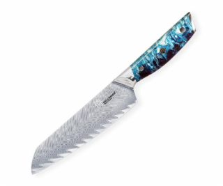 Nůž Dellinger Santoku Blue 170 mm Resin Future