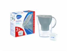 Brita Starter pack Marella, černá + 3 vodní filtry Maxtra+ Pure Performance