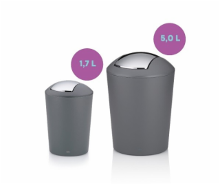 KELA Koš kosmetický MARTA 1,7 l černý KL-22270