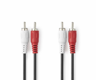 NEDIS stereo audio kabel RCA/ 2× zástrčka RCA - 2× zástrč...
