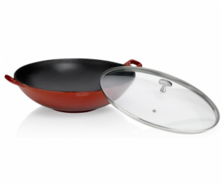 KELA Wok s poklicí litinový CALIDO 36 cm KL-11947
