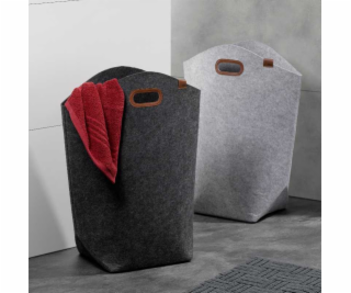 KELA Taška na prádlo Fay filc světle šedá KL-24464