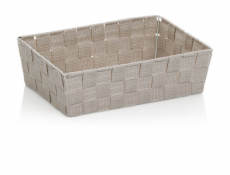 KELA Košík Alvaro 30x21 cmplast stříbrná šedá KL-24567