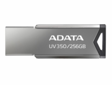 ADATA Flash Disk 256GB UV350, USB 3.2 Dash Drive, tmavě stříbrná