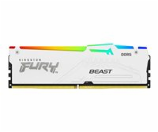 Kingston FURY Beast/DDR5/128GB/5200MHz/CL40/4x32GB/RGB/White