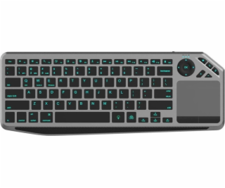 Techly klávesnice, Techly Dual BT/RF Touchpad RGB bezdrát...