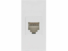 Jedna zásuvka LAN je vhodná pro skleněné rámečky MCE725W White