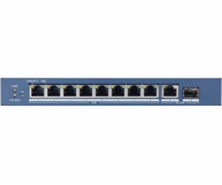 Switch Hikvision L2, Unmanaged, 8 1000 POE+1